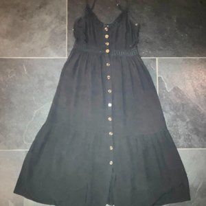 Bomb Shell Long Black Dress